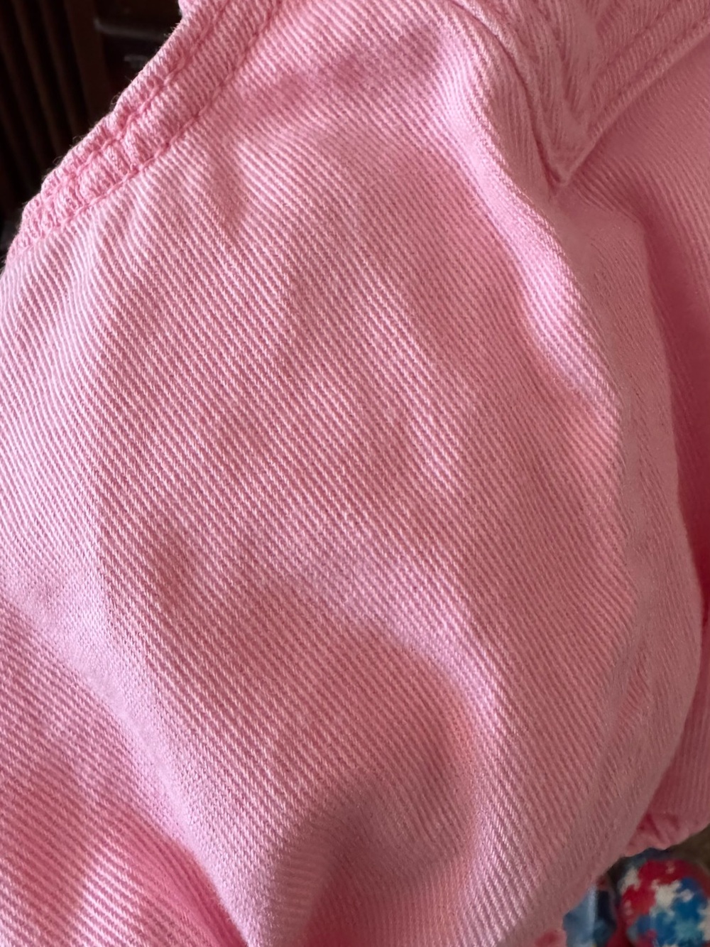 Old Navy Pink Ruffle-Strap Overall Romper - Picture 4 of 5